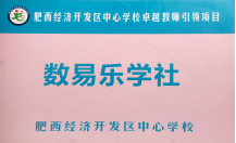 肥西经济开发区中心学校数易乐学社工作室